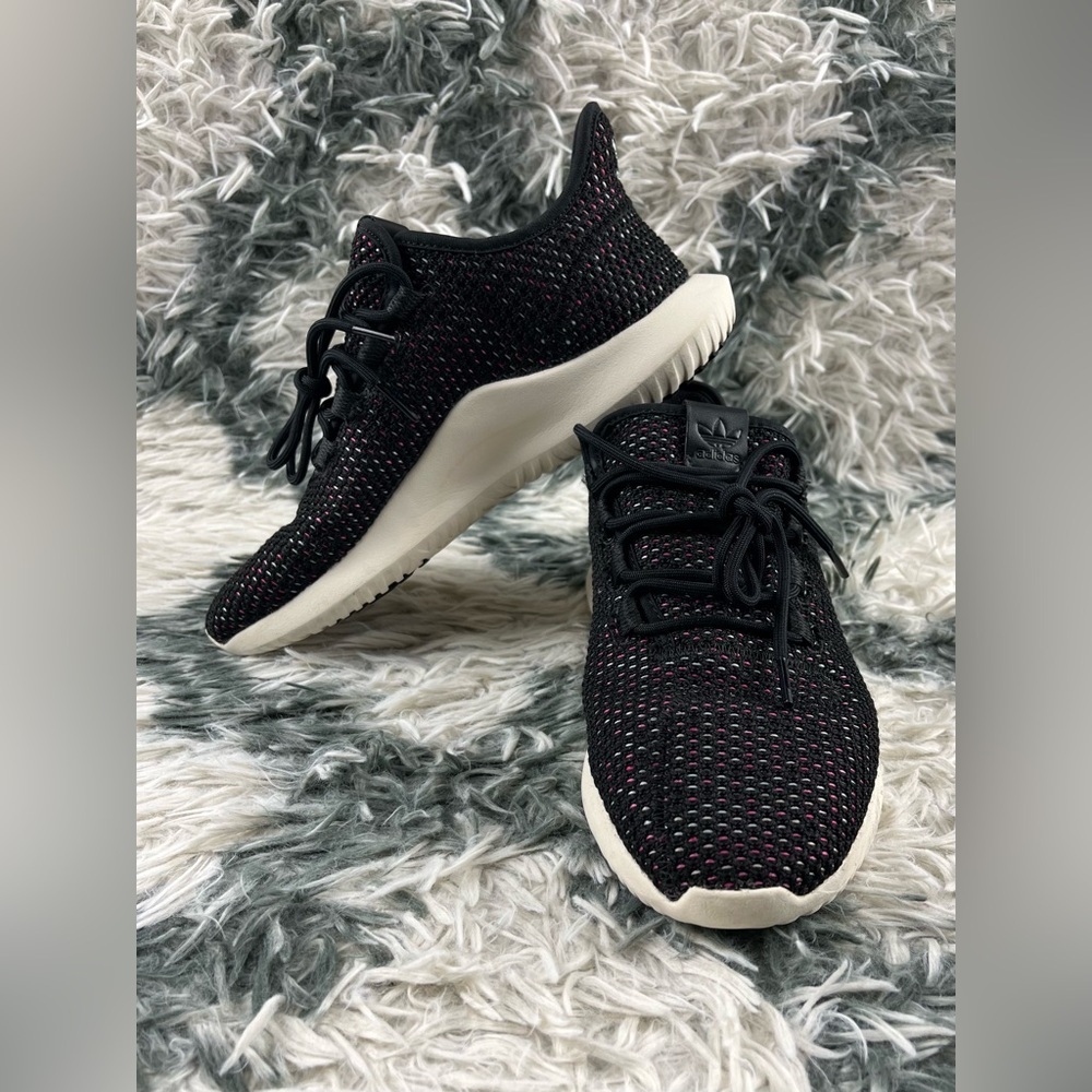 Adidas Originals Women’s Tubular Shadow Black W Sneakers Size 8 AQ0886